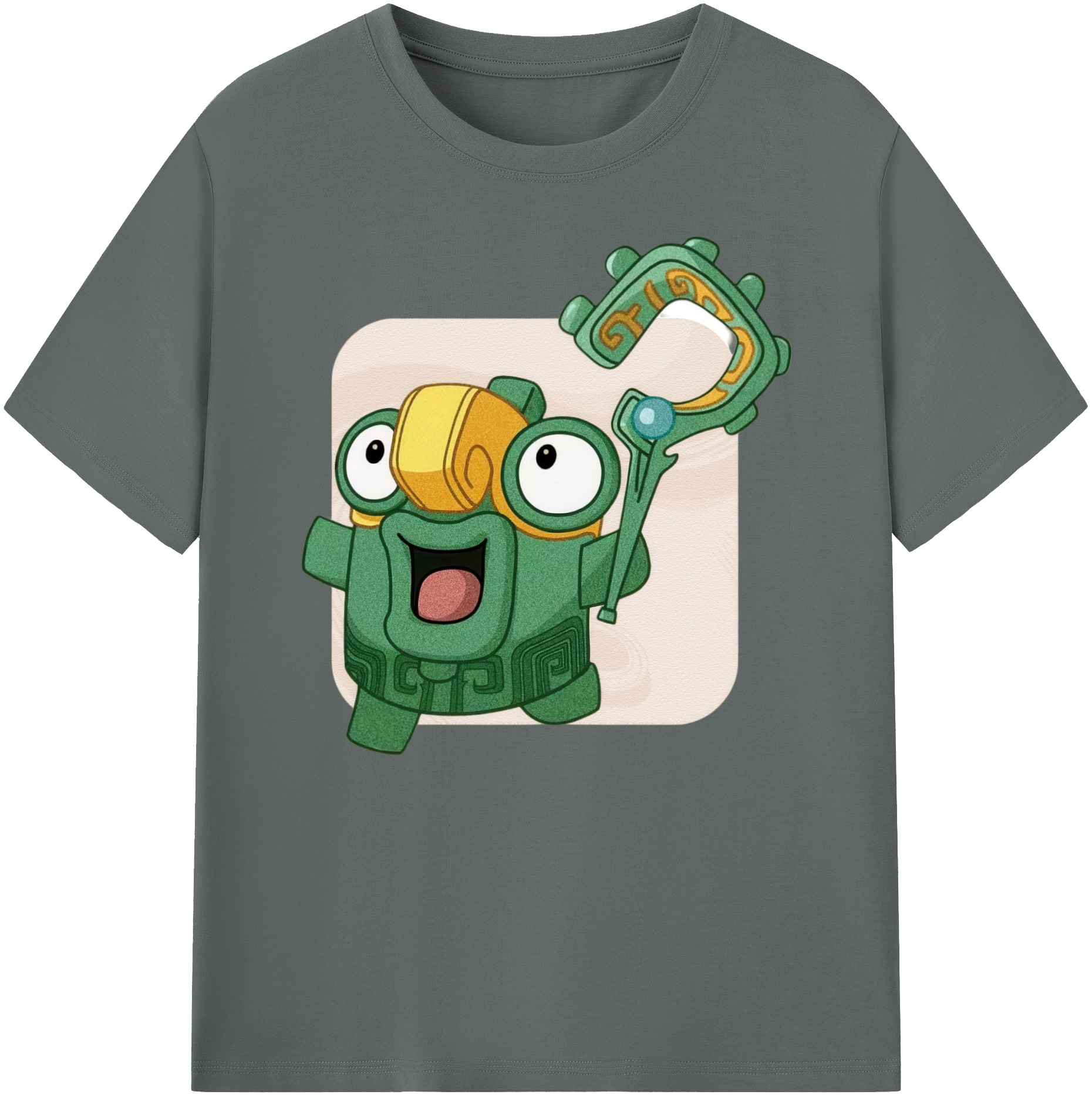 （画像用） Ne Zha 2 ナタ 魔童の大暴れ 綿100％ メンズ半袖Tシャツ｜肌触りやわらか＆通気性